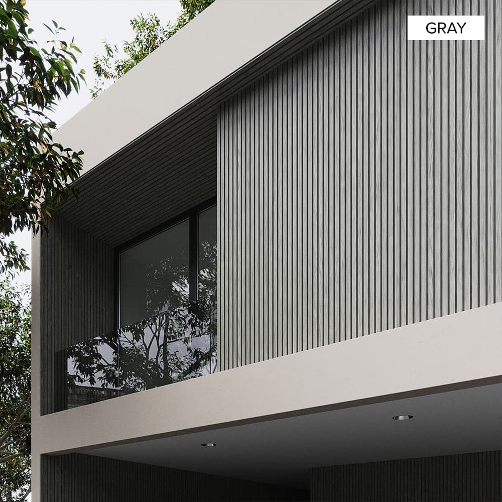 Composite Wide Slat Exterior Cladding (21 SF) – WoodPlank