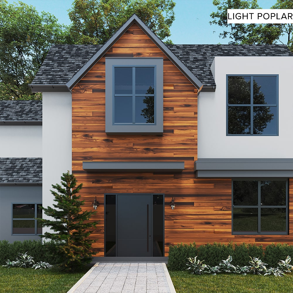 Sf10 Cladding Modern Exterior Wood Cladding (15 SF) – WoodPlank