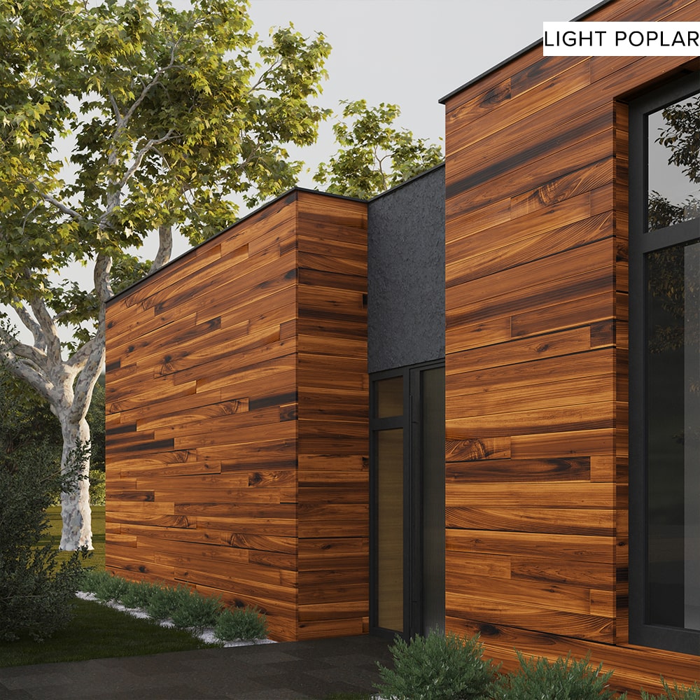 Modern Exterior Wood Cladding (15 SF)